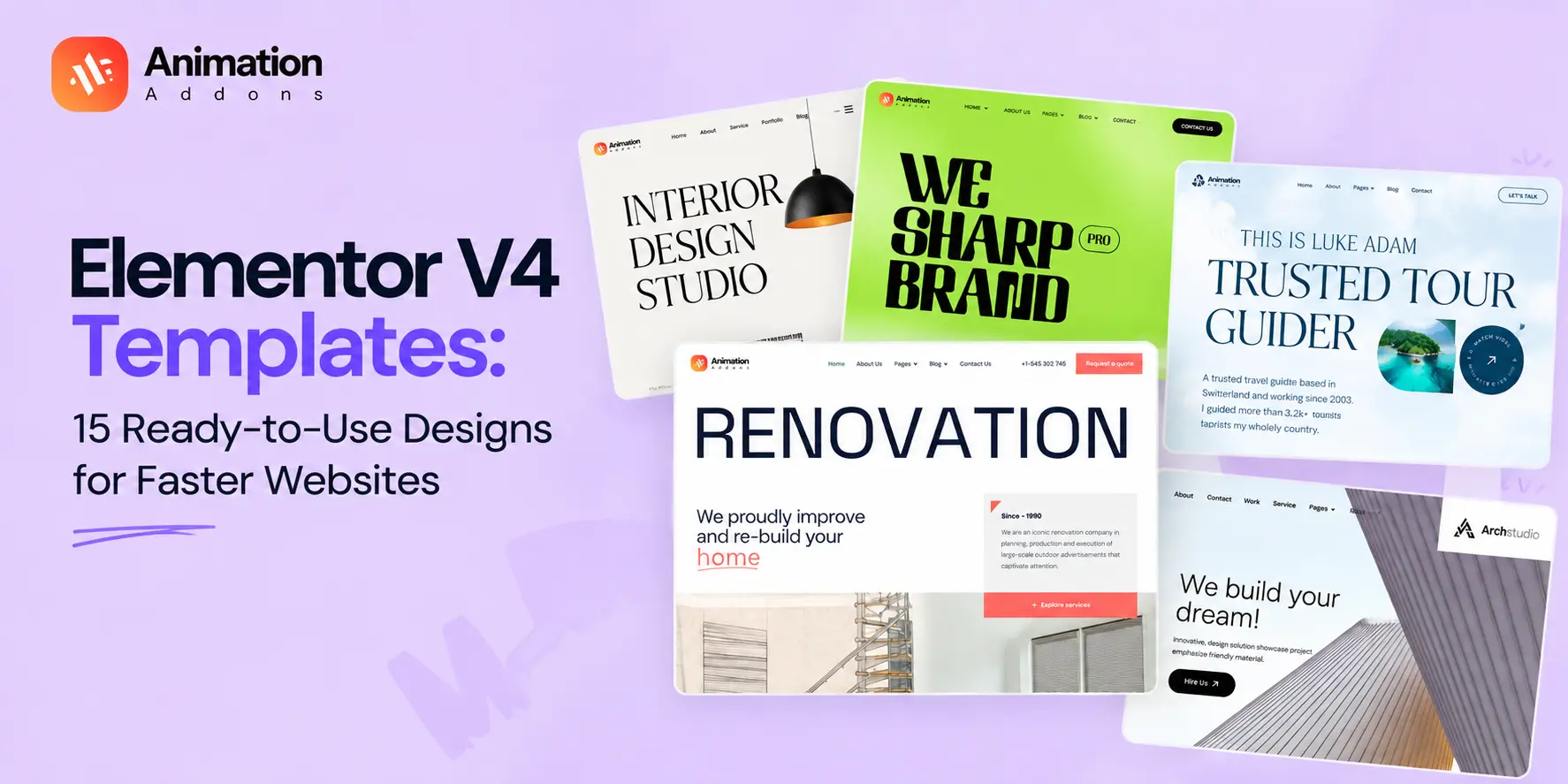 Elementor V4 Templates: 15 Ready-to-Use Designs for Faster Websites