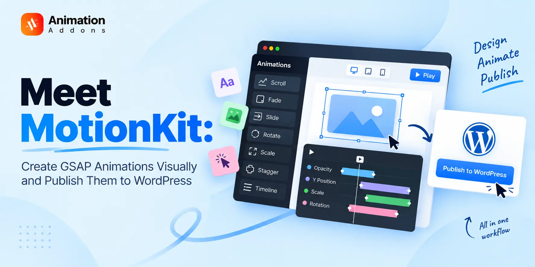 Meet MotionKit: Create GSAP Animations Visually and Publish Them to WordPress