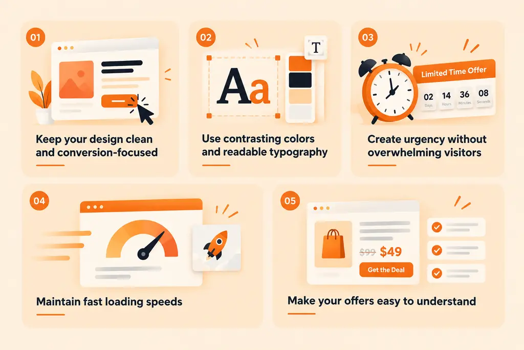 Black friday landing page design best practices