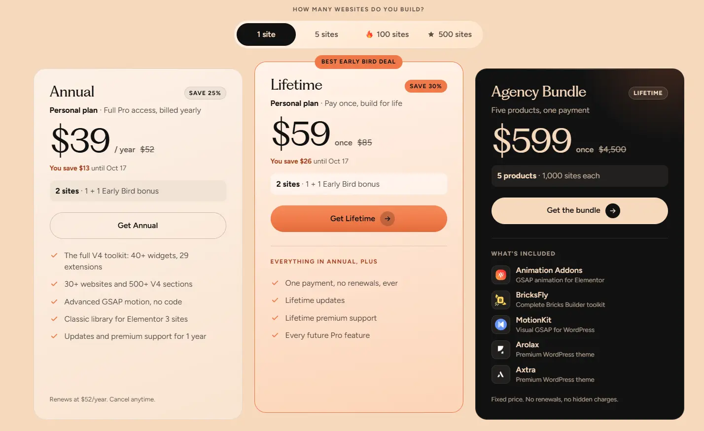 Animation addon price