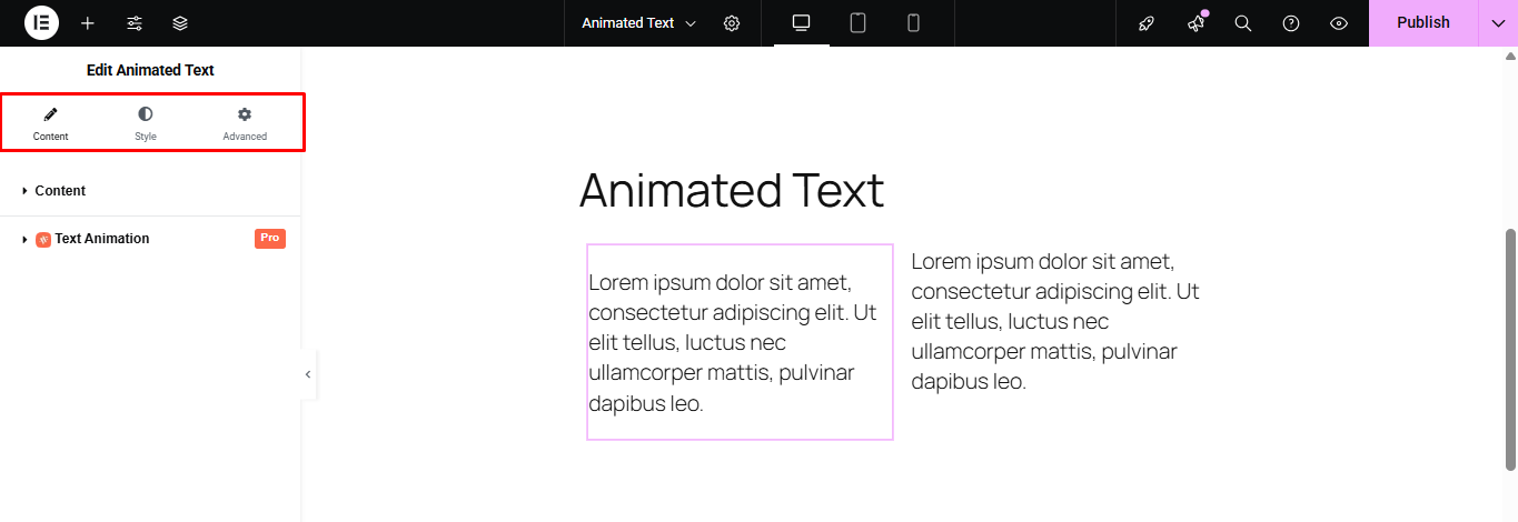 Animated Text 3