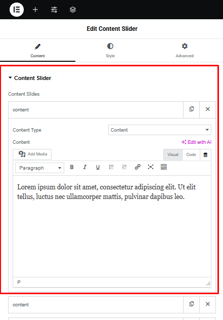 Content Slider 4