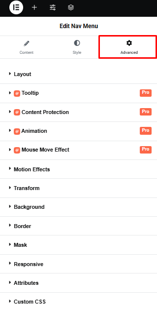 Nav Menu 16