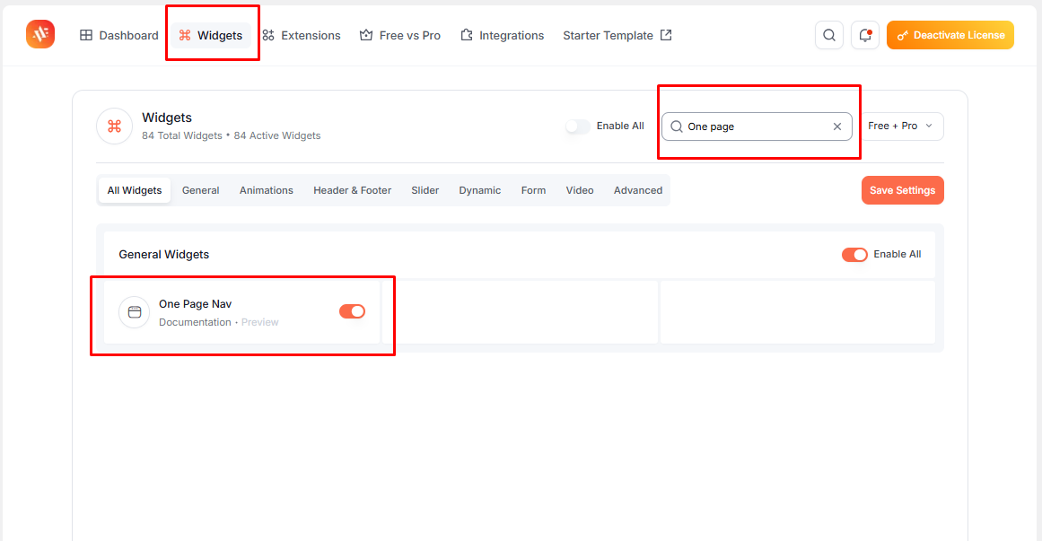 One Page Nav 1