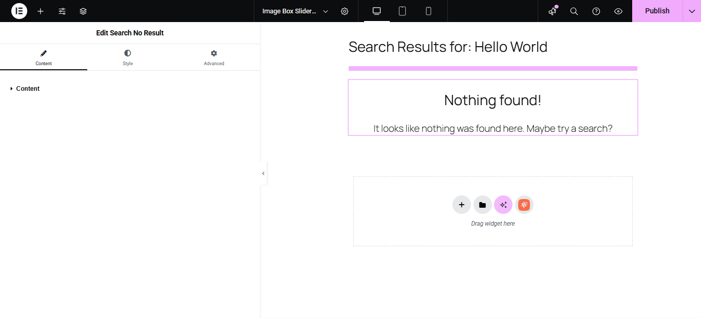 Search No Result 3