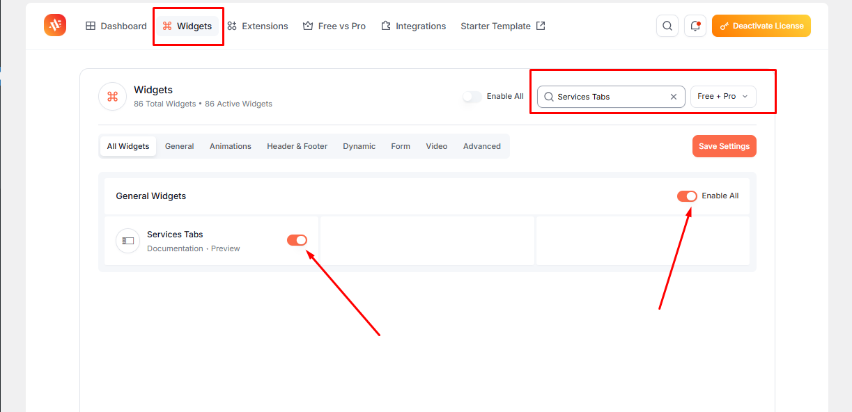 Services Tabs 1