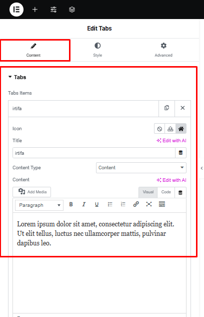 Tabs 5