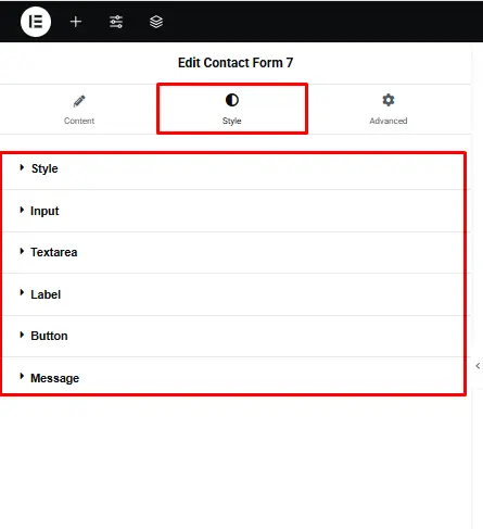 Contact Form Widget 7
