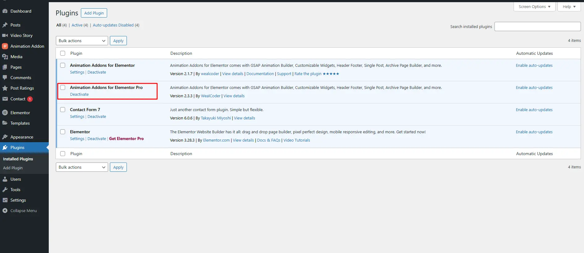 Activate Animation Addons Pro 3