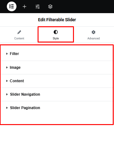 Filterable Slider 6