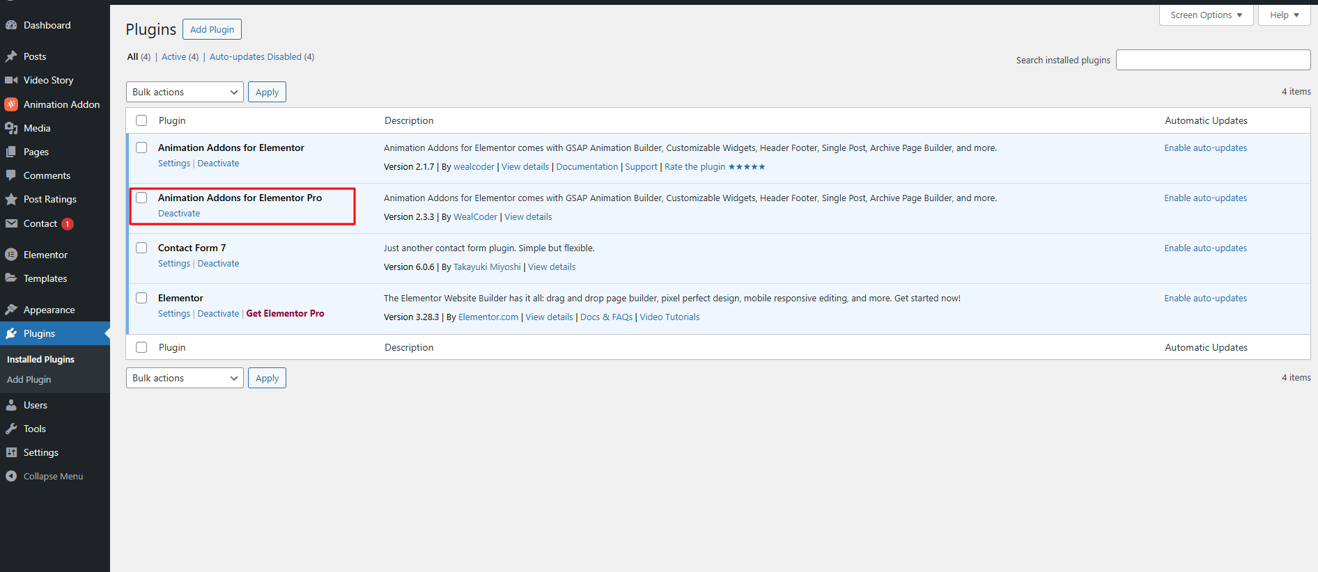 Install Animation Addons for Elementor Pro 3
