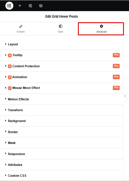Grid Hover Posts 5
