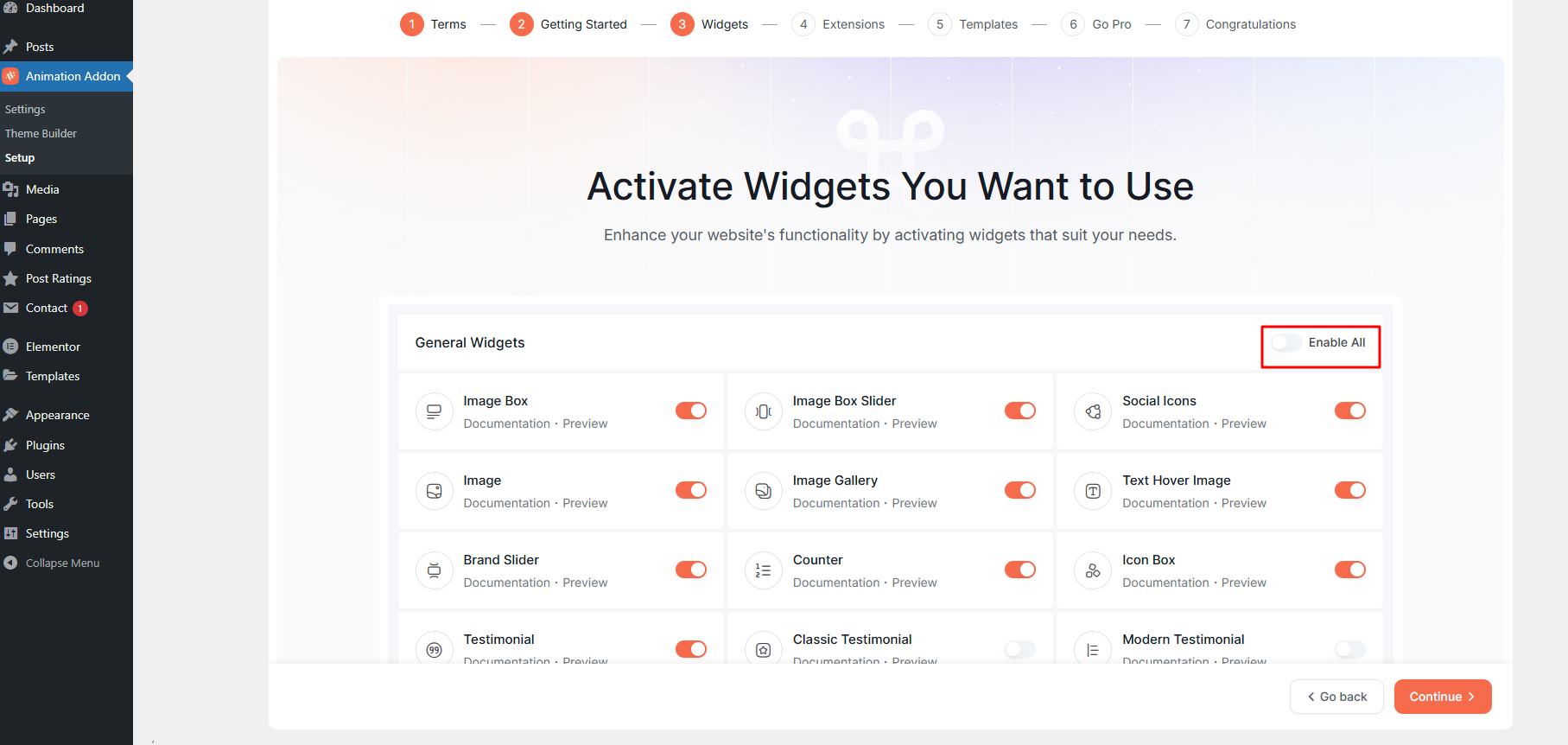 How to Configure Animation Addons for Elementor Features 3