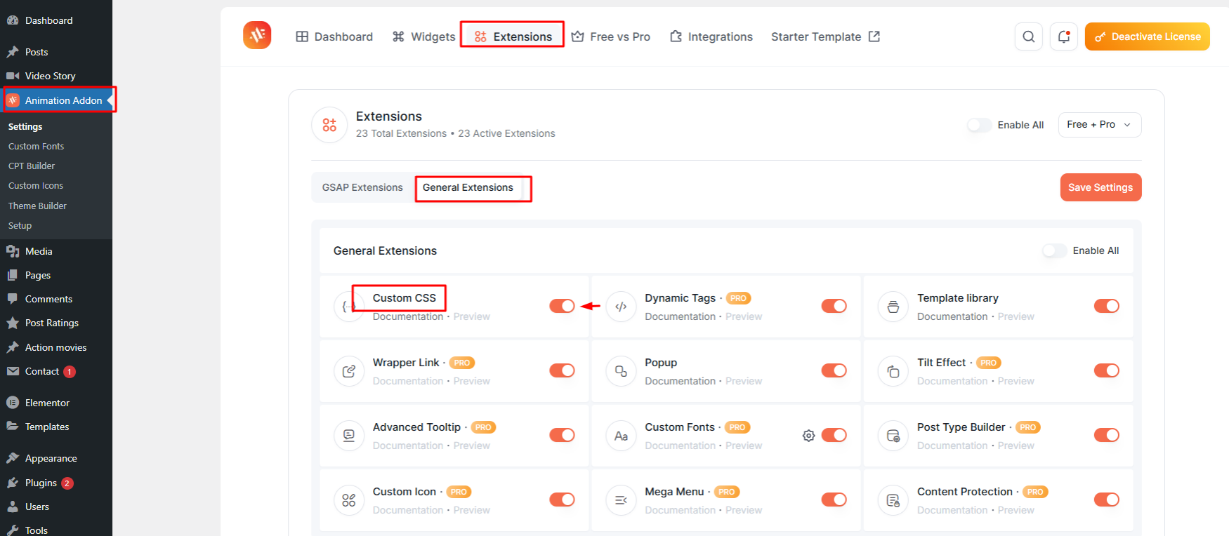 Custom CSS Extension 1