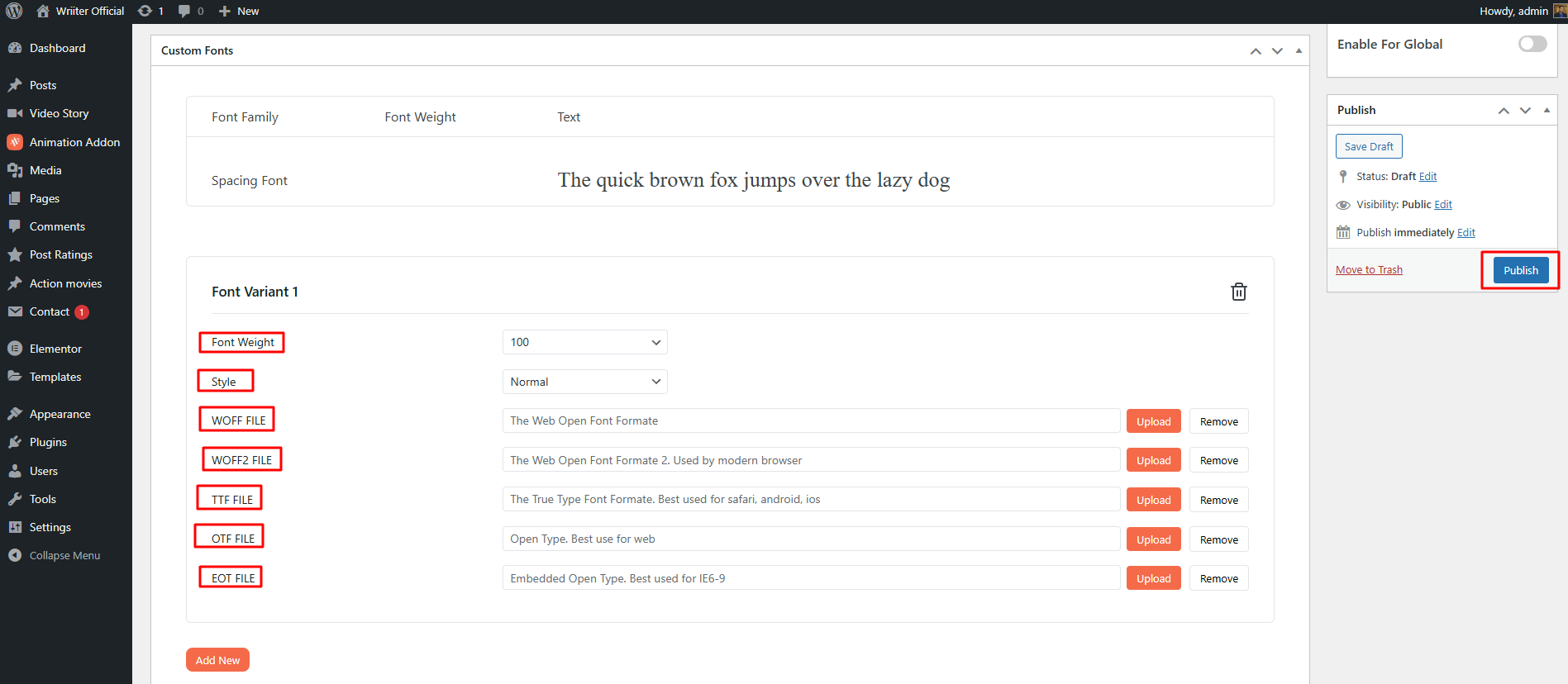 Custom Fonts 4