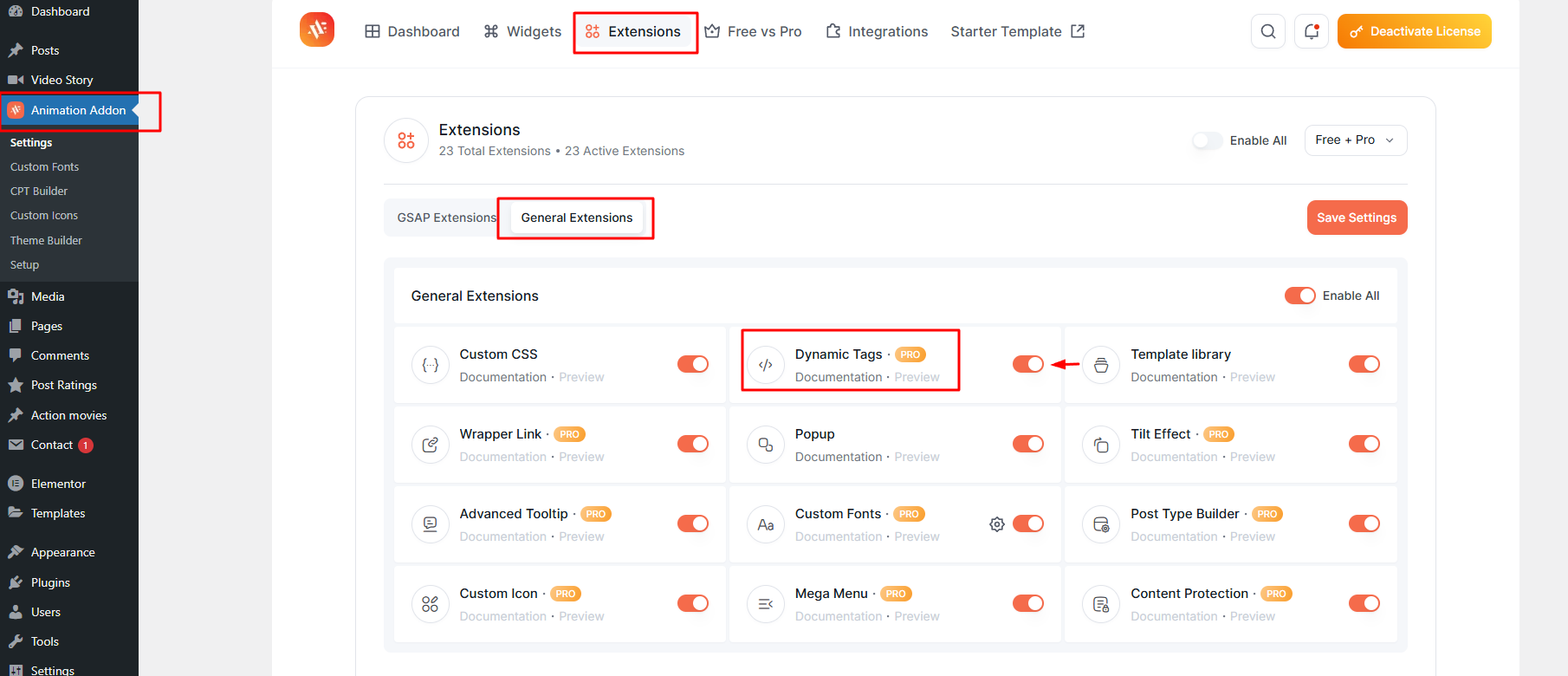 Dynamic Tags