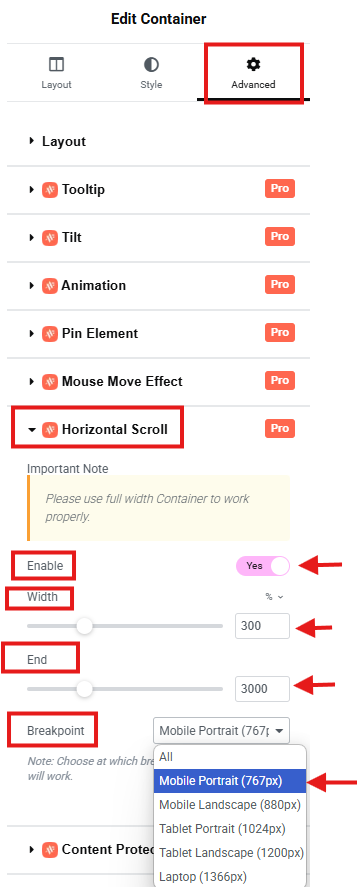 Horizontal Scroll 7