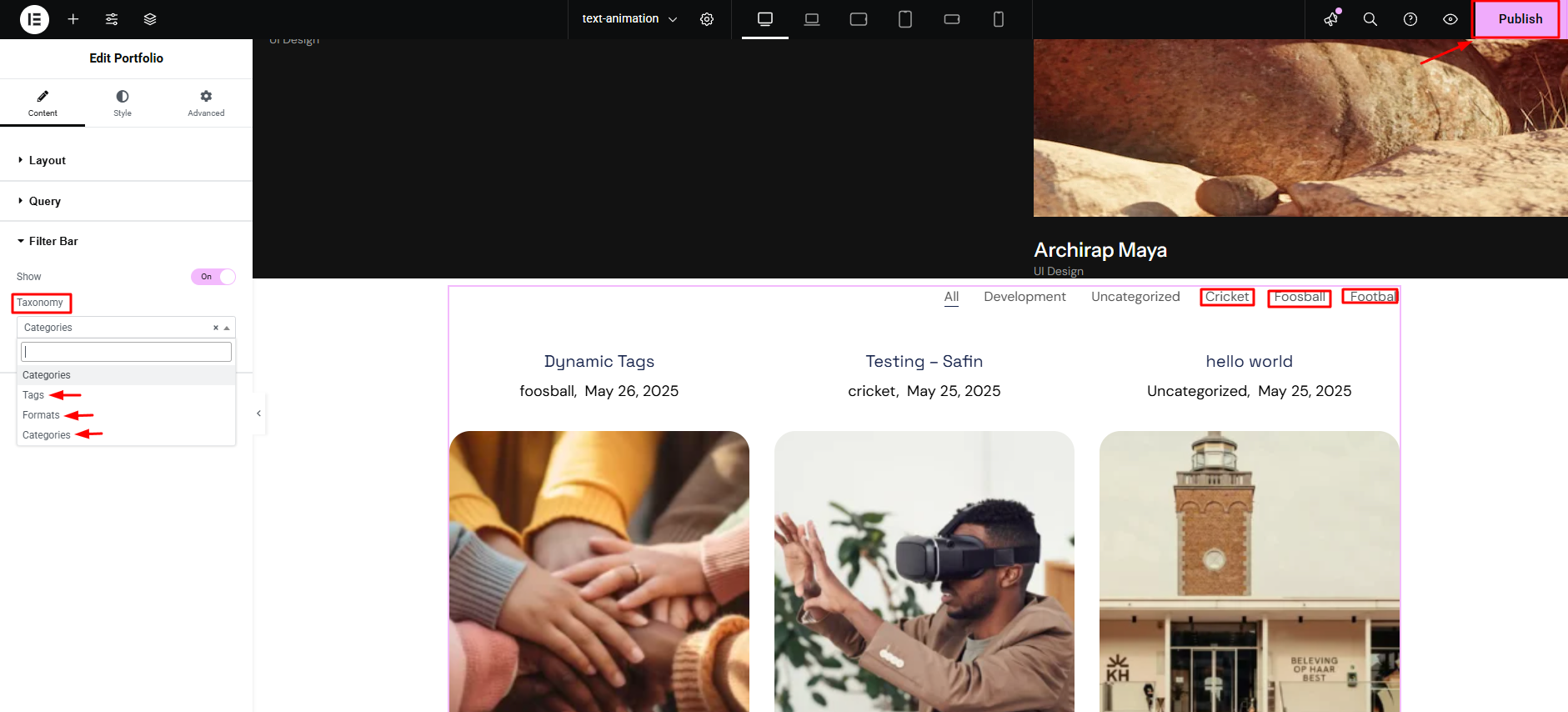 Portfolio Filter 4