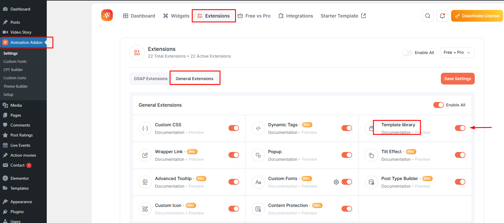 Template library 1