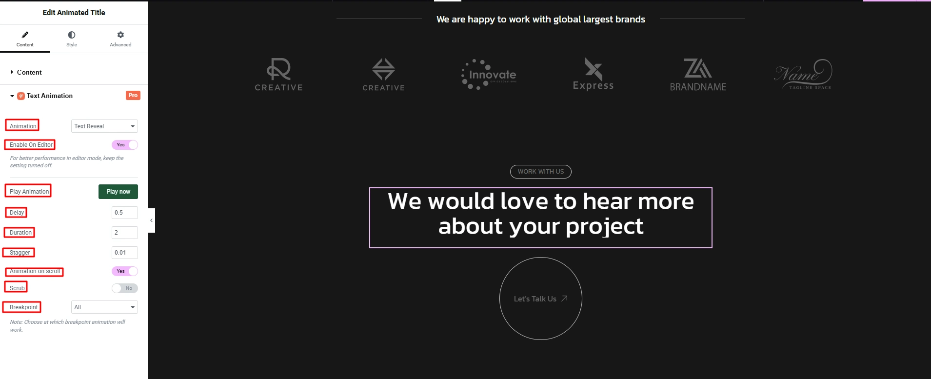 Text Animation 12