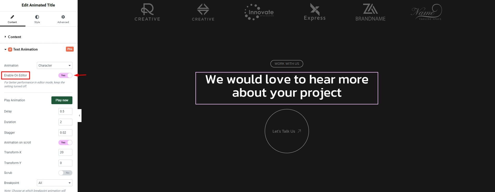 Text Animation 4