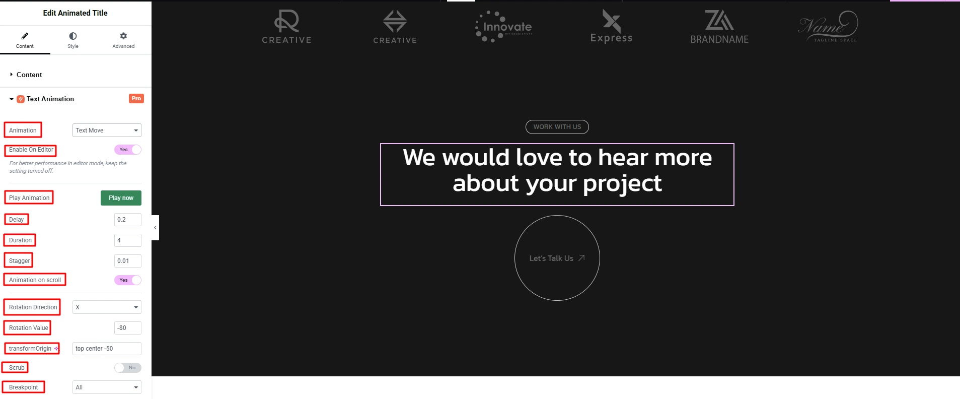 Text Animation 8