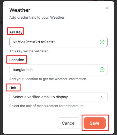 Weather api