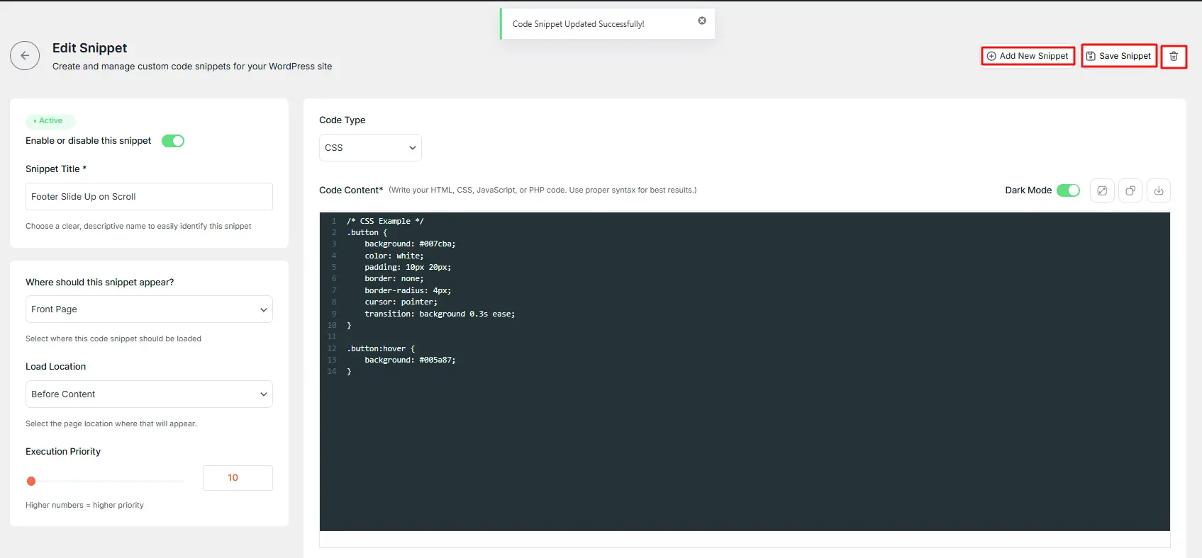 Code snippet 13