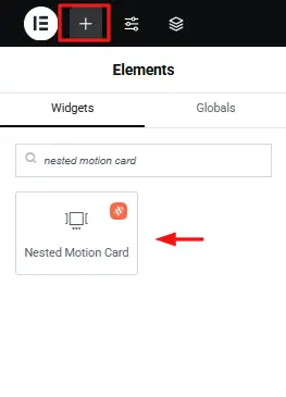 Nested motion card 01