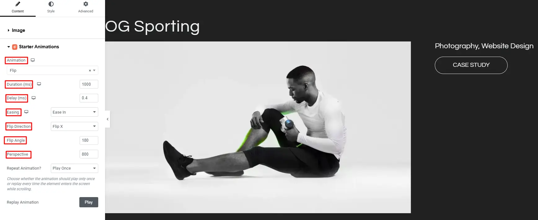 Starter animation 11