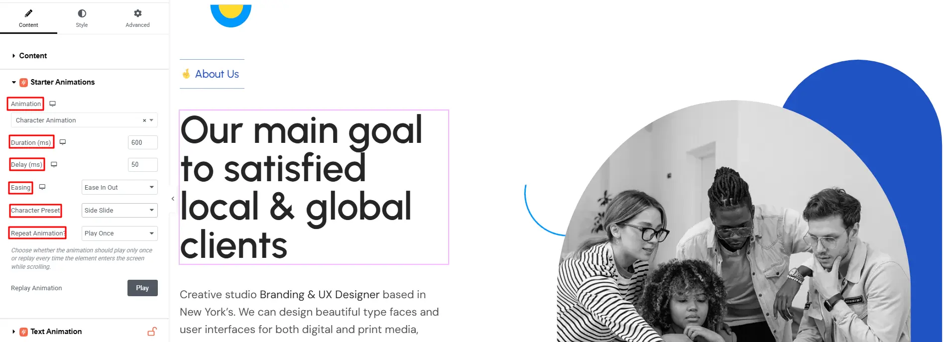 Starter animation 14