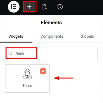 Team widgets 02