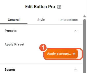 Apply a preset