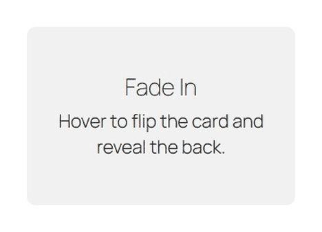 Fade In flip box