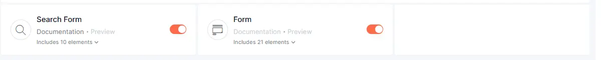 Enable the Form widget