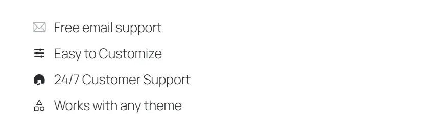 Icon List on a live page