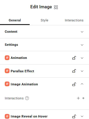 Image Animation section