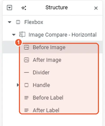 Image Compare parts