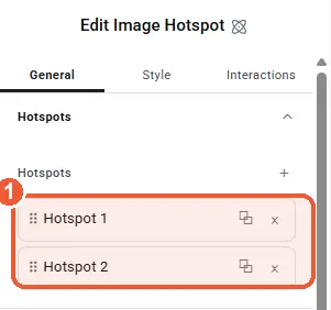 Hotspots list