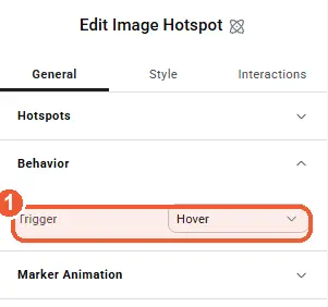Behavior settings
