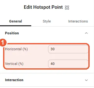 Hotspot position