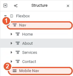 Nav and Mobile Nav