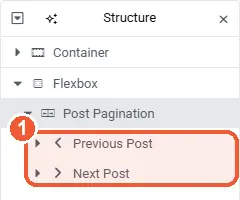 Post Pagination parts