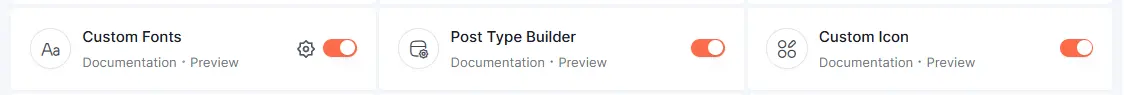 Enable Post Type Builder extension