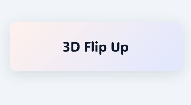3D Flip Up animation