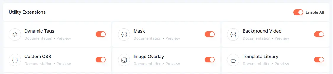Enable Template Library extension