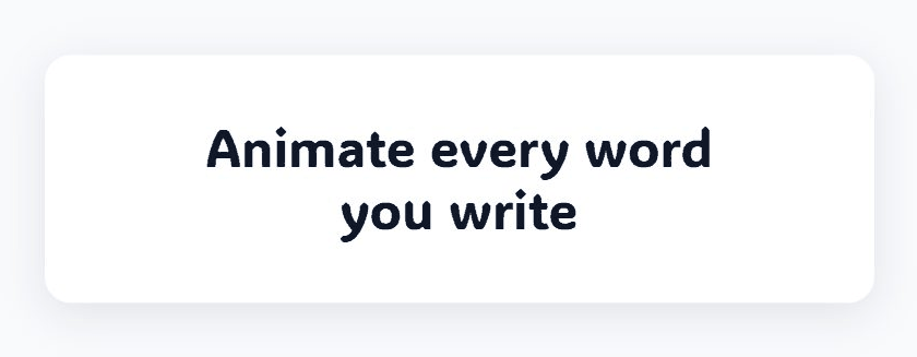 Text Reveal text animation