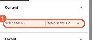 Select a menu