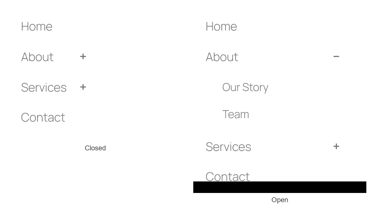 Vertical WP Menu