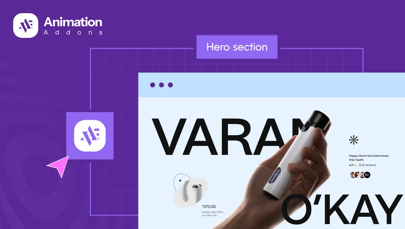 Making Stunning Hero Sections in WordPress with Animation Addons for Elementor